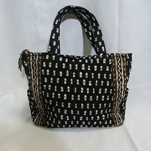 Mint Vera Bradley quilted fabric purse